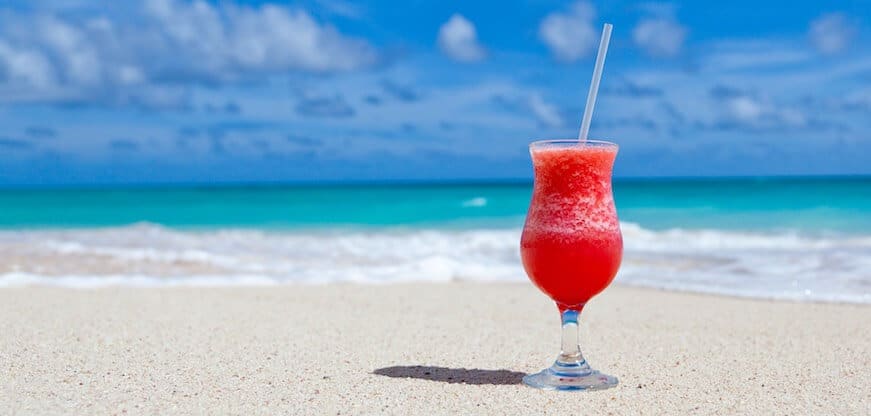 Drink på stranden